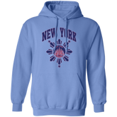New York with Sun and Stars Unisex Pullover Hoodie